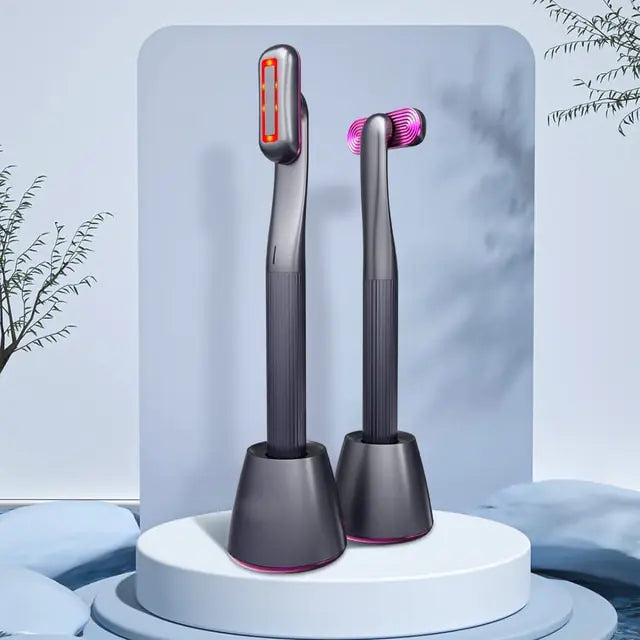 Red LED Face Massage Anti-Aging Wand