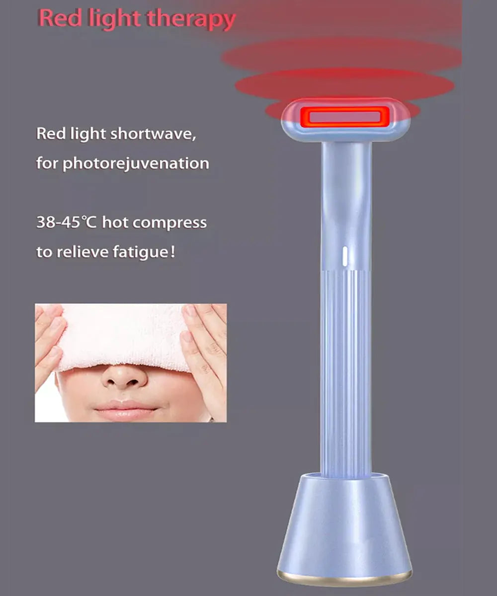 Red LED Face Massage Anti-Aging Wand